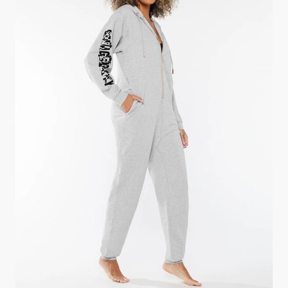 Savage X Fenty Other - (flaw) Savage X Fenty Forever Savage Showgirl Hooded Onesie in Platinum Grey